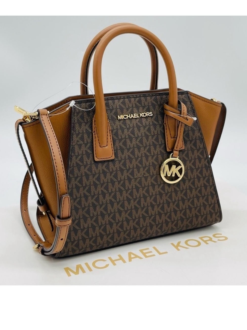 Michael Kors Avril Small Satchel
Crossbody Brown NWT